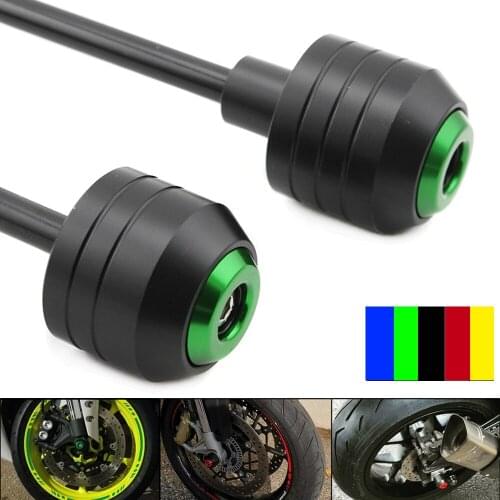 For YAMAHA FZ-09 FZ09 MT-09 MT09 Tracer FJ-09 2014 2015 2016 2017 Front Rear Wheel Slider Fork Axle Crash Protector Pad POM NEW