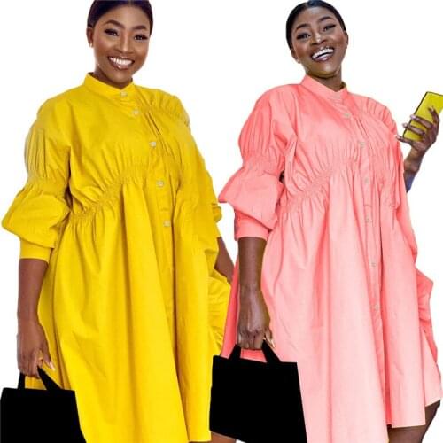 Модные платья-рубашки KEXU China At AliExpress