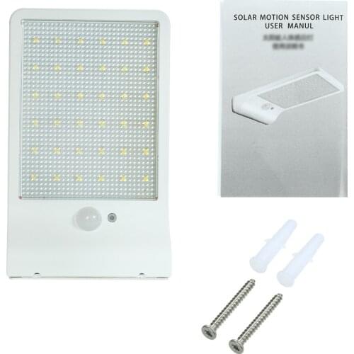 Solar Motion Sensor Light Solar Power Street Lamps Outdoor Waterproof Security Wall Lamp for Patio Deck Home Driveway Stairs