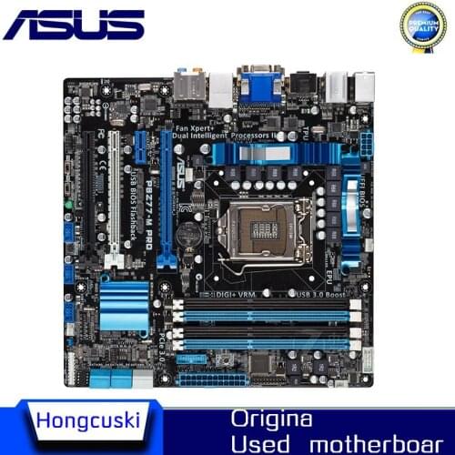 For Asus P8Z77-M PRO Desktop Motherboard LGA 1155 DDR3 32GB USB3.0 for 22/32nm CPU Z77 motherboard