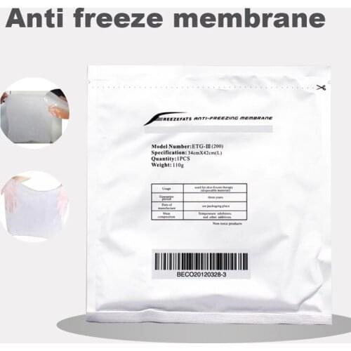 Fashion New Arrival 10pcs Antifreeze Membrane 27*30cm 34*42cm Antifreezing Anti-freezing Pad For Cryo Therapy
