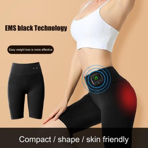 EMS Micro-current Fitness Pants Hip Lift Stovepipe Jumpsuit Pulse Fitness Clothing OEM Custom Yoga Pants