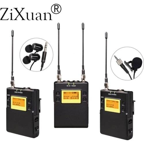 ZX-A656/UWP-D11 DV Interview Microphone Wireless Live Recording Interview Microphone Lavalier for Sony,Nikon DV Camera