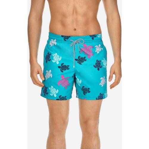 Vilebre MEN SWIMWEAR HERRINGBONES TURTLES Newest Summer Casual Shorts Men Fashion Style Mens Shorts bermuda beach Shorts quin558