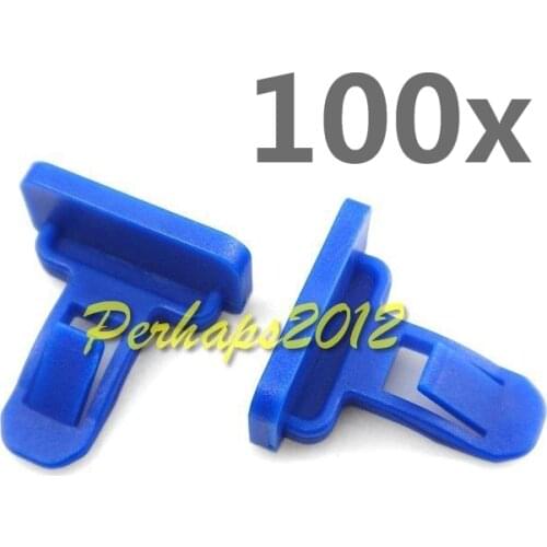 100 / pack Fender & Bumper Clip Nylon Retainer 75392-35200 75392-04010 Auveco 21016 for Camry, FJ, RAV 4 & Tacoma 05+ 13x26x24mm
