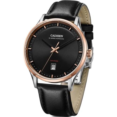 Cadisen new Seiko movement nh35a sapphire Roman digital fashion luxury watch low price promotion