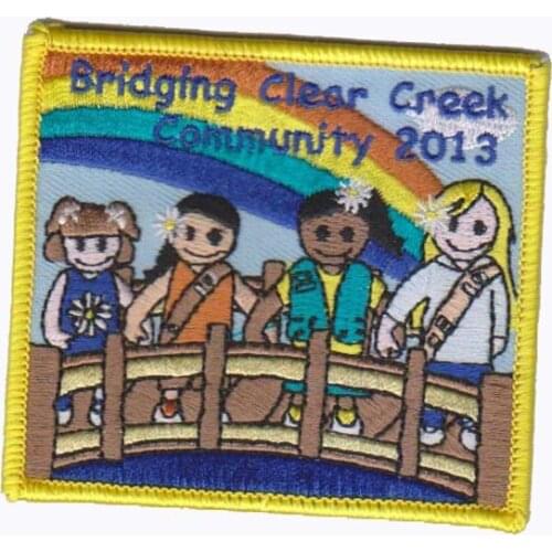 Multiple Colors Embroidered Patch, Customized Designs are Welcome, with 50pcs MOQ, 100pcs/lot, free shipping