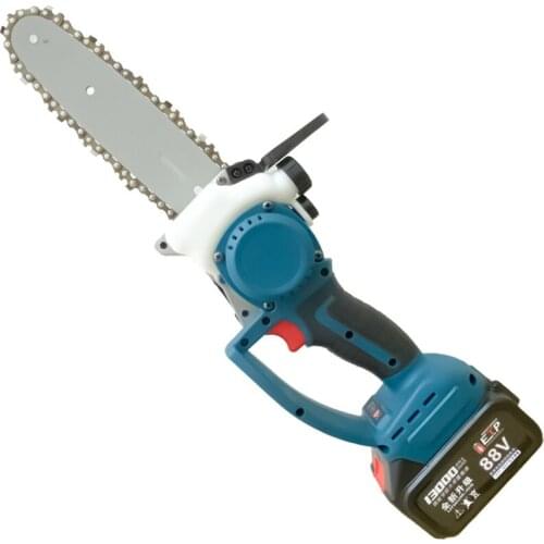 1200W Cordless Electric Saw Wireless Brushless Chainsaw Single Hand Rechargeable Household Logging Saw Belt Outdoor Chain Saw