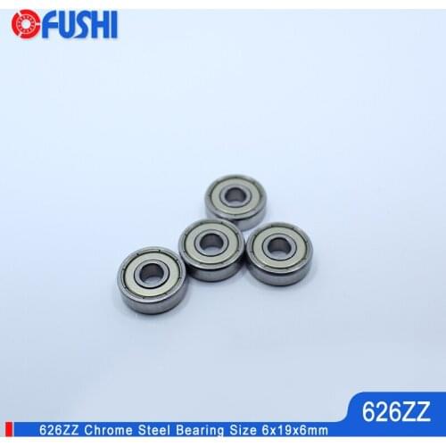 626ZZ Bearing 6x19x6 mm 10PCS Miniature 3D Printer Parts Accessories Wheel 626 Z ZZ Ball Bearings 626Z