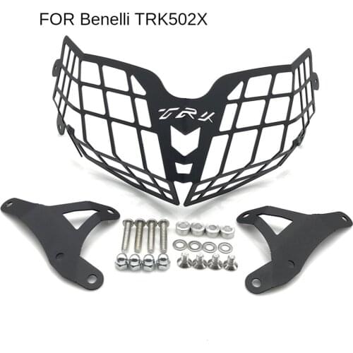 Applicable to Benelli Trk502x Jinpeng 502 Motorcycle Modified Headlight Net Protecting Net Protective Cover