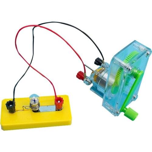 DIY assembly hand-shake generator Primary school students physics classroom science experiment technology creative material