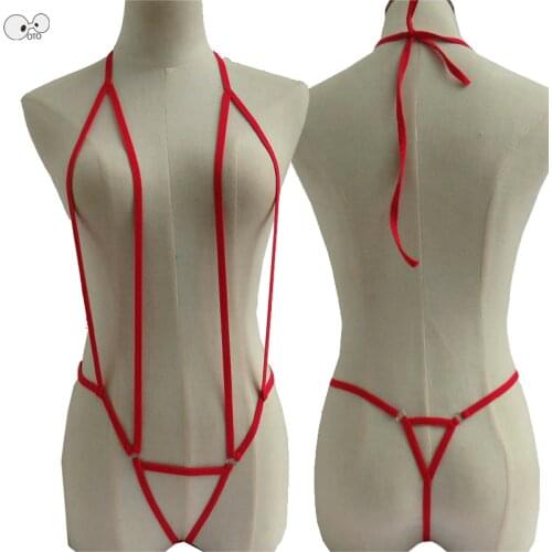 Sexy Mini Coverage Thong Bandage Beachwear 2019 Hot Women Slingshot Micro Bikinis Extreme G-String Swimsuit Sunbath Bathing Suit