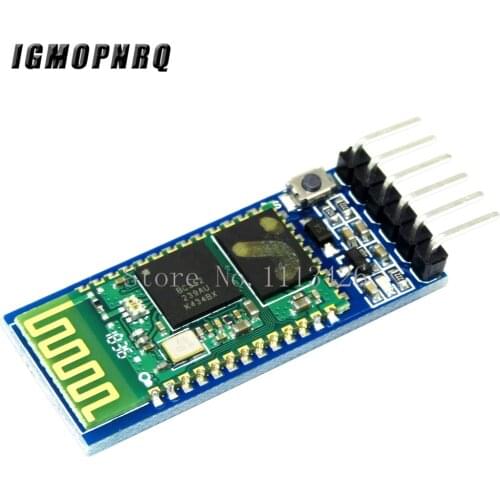 50pcs/LOT HC05 HC-05 JY-MCU anti-reverse, integrated Bluetooth serial pass-through module, HC-05 master-slave 6pin