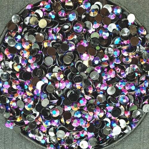 5000 PCS/bag SS16 4mm Rose violet AB drill the Non hotfix flatback rhinestone High quality crystal diamond
