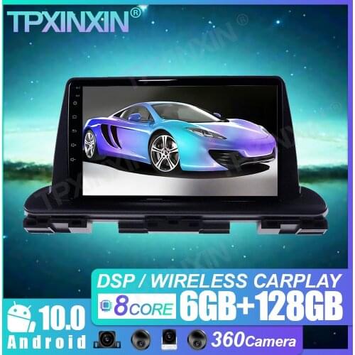 6+128G Android 10.0 For Kia Cerato 2018-2020 DSP Carplay Car GPS Navigation Auto Radio Multimedia Player Headunit Tape Recorder
