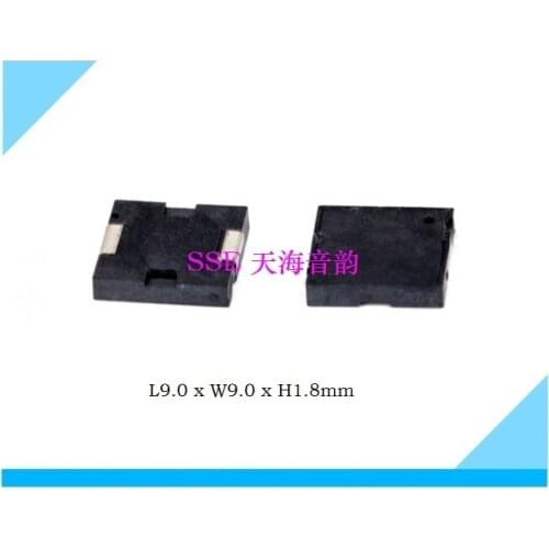 9x9x1.8 patch piezoelectric buzzer 3V passive 4KHZ glucose meter POS machine 09 series