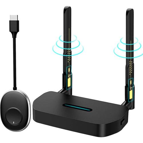 Wireless HDMI-compatible Video Transmitter Receiver Extender Kits 5G wireless Display Dongle for TV Monitor Projector Meeting