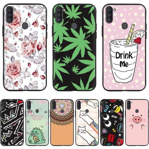 TPU Fashion Design Phone Case For Samsung Galaxy A11 Cover For Woman Cute Cartoon Fashion Silicone