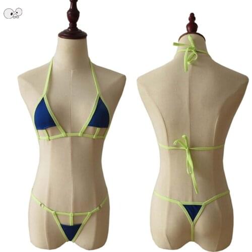 Extreme Brazilian Women Micro Mini Bikini Set Thong G-String T-back Swimwear Sleepwear Sexy Costume Beach Bathting Suit Swimsuit