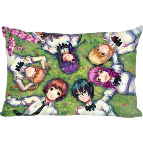 Hot Sale Pillow Slips Katawa Shoujo Rectangle Pillow Covers Bedding Comfortable Cushion/Good For Sofa/Home/Car Pillow Cases