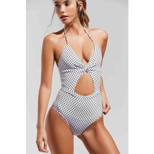 Angelsin Polka Dot Swimsuit