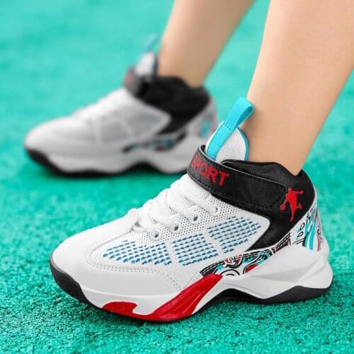 Boys Men Basketball Shoes 2019 New Spring Kids Sneaker Outdoor Big Kids Non-slip Sports Shoes Footwear Shoes Basket Sport