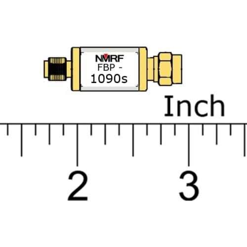 NEW 1PC 1090MHz band ADS-B band SAW filter band, bandwidth 8MHz, SMA interface