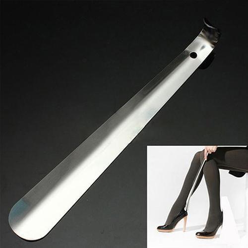 Durable Handle Professional Metal Silver Color Shoe Horn Lifter Long Shoespooner Shoehorn Practical Durable Shoe Horn Lifter