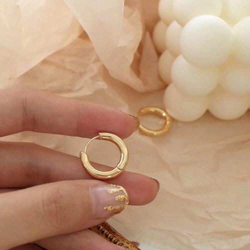 Earring Hoops Gold Earrings Round Circle Earring Display Earring For Women Wedding Jewelry Gift Party Jewelry Retro Earring