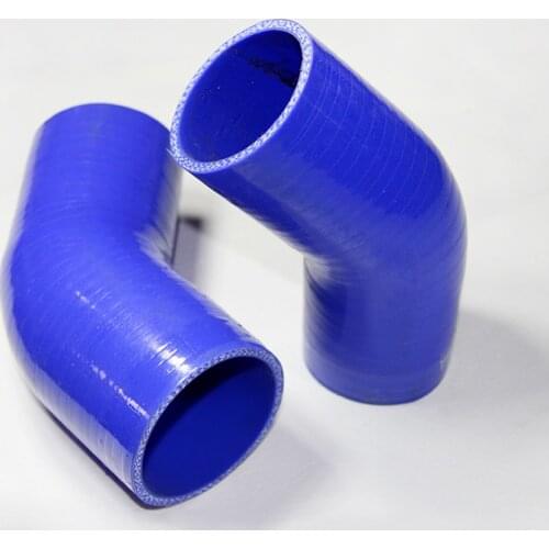 BOOST Silicone Hose Tube 51mm 57mm 60mm 63mm 70mm 76mm 45 Degree Elbow Reduce Hose Coupler Turbo Reducer