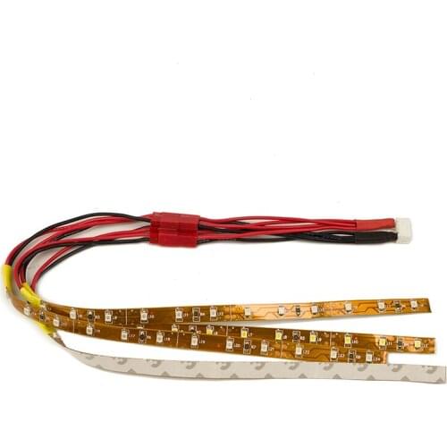 LED Strip Fiber Optic Strips for Night Flying Flexible LED Light RGB White/Warm White/Blue/Green/Red for Drone, Multicopter,Quad