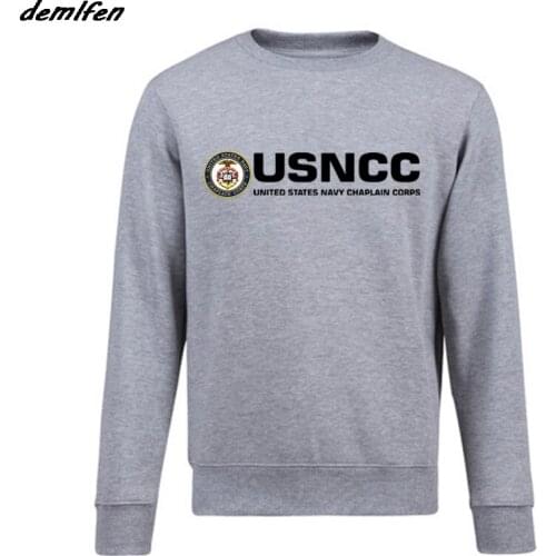 Spring autumn Fashion U.S. Army Chaplain Corps hoodie Navy Chaplain Sweatshirt Men pullover Fleece Coat Tops Harajuku