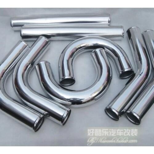 Turbo Intercooler Pipe Kits 57MM(2.25'') Aluminum Pipe,High Quality Universal Aluminum Pipe 8Piece Kits
