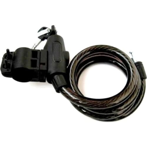 Bike Key Lock Chain Bicycle EBike Trolly Security Steel Wire Cable Locker Tool