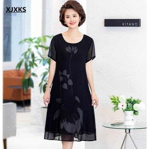 XJXKS Fashionable Shirt Dresses
