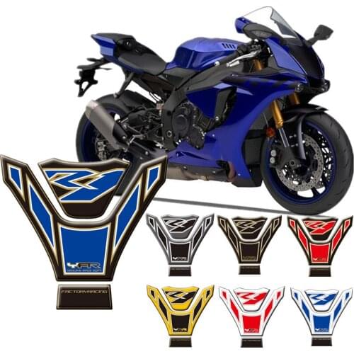 Motorcycle 3D Fuel Tank Protective Stickers Decals For Yamaha YZF R1 2004-2006 Tank Protective Stickers