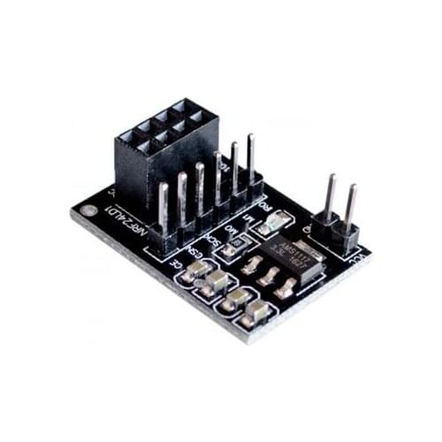 10pcs/lot New Socket Adapter plate Board for 8Pin NRF24L01 Wireless Transceive module 51