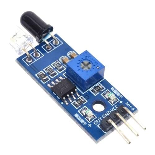 10PCS WAVGAT for Arduino Diy Smart Car Robot Reflective Photoelectric 3pin IR Infrared Obstacle Avoidance Sensor Module