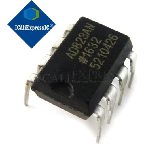 2PCS AD823ANZ AD823 DIP8 DIP Dual, 16 MHz, Rail-to-Rail FET Input Amplifier AD823AN new original In Stock