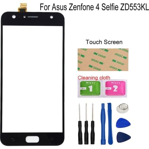 5.5'' Touchscreen For Asus Zenfone 4 Selfie ZD553KL Touch Screen Digitizer Sensor Glass Panel Replacement Parts