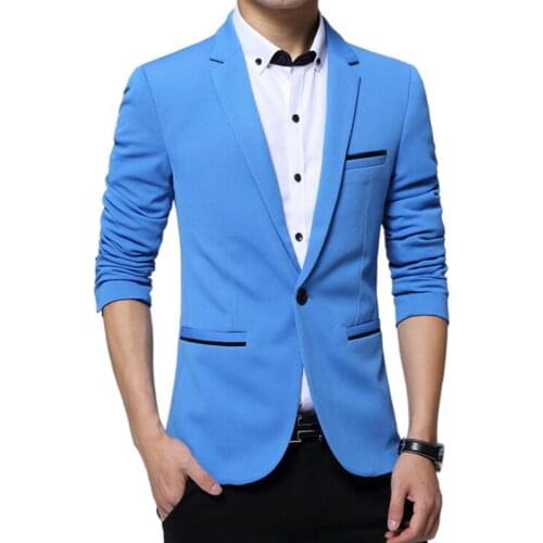 Mens Brand Blazer Spring Mens Casual Plaid Jacket Single Button Men Professional Single Button Wedding Dress Blazers