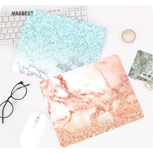 Colorful Marble Notebook Gaming Mouse Pad Small Size 220x180/250x200/290x250mm Rubber Desk Pad Luxury Unique Design Mouse Mat