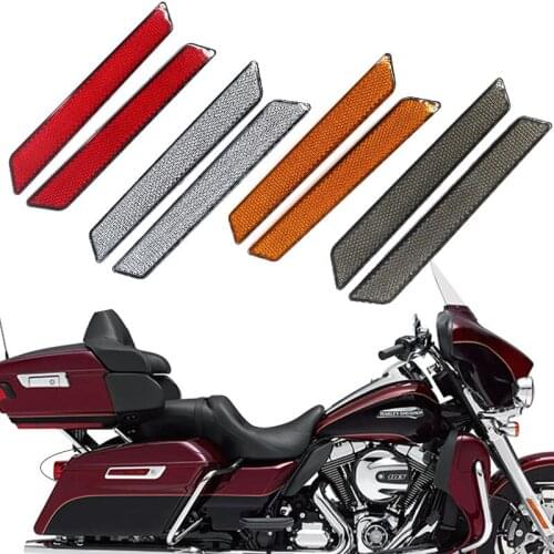 For Harley Ultra Limited TriGlide ROAD GLIDE 2014-2019 Motorcycle Saddlebags Latch Cover Reflector Saddlebags Sticker