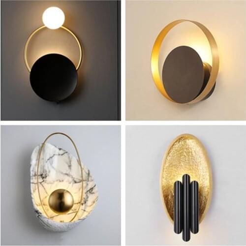 Home Decor Interior Wall Lamp Lights Lighting For Living Dining Room Bedroom Decoration Kitchen Accessories Night Nordic Lamps