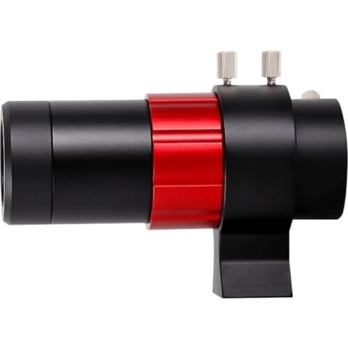 32mm 1.25" Finderscope, Lightweight Durable 32mm 1.25" Focuser Guide Scope Finderscope With Bracket for astronomical Telescope