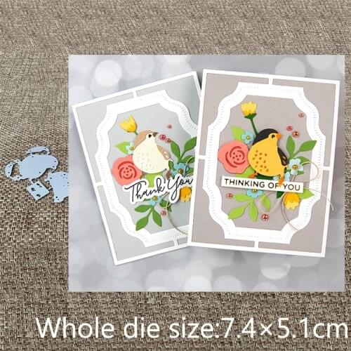 New Design Craft Metal stencil mold Cutting Dies Blue Bird decoration scrapbook die cuts Album Paper Card Craft Embossing
