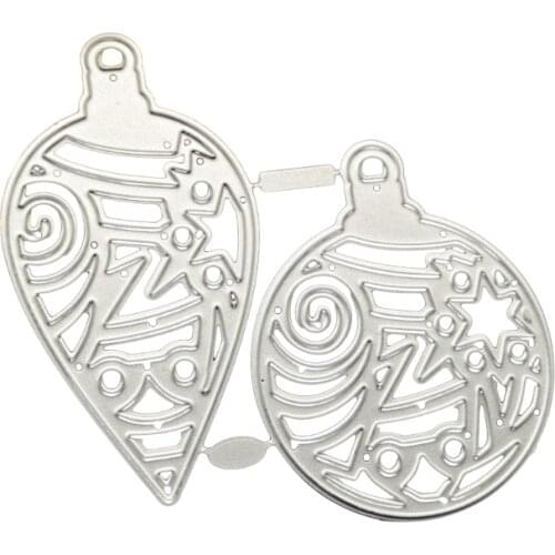 Christmas Ball Metal Cutting Dies Stencil DIY Scrapbooking Album Paper Card Template Mold Embossing Decoration