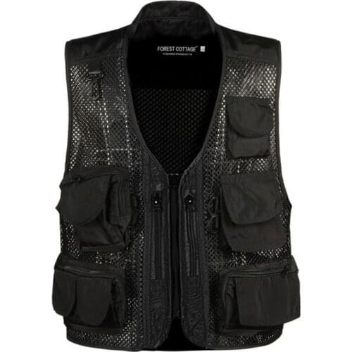 2020 AUTUMN Spring Clothes Sleeveless Jacket Denim Vest Mens Photography Fish Thin Waistcoat Plus Size XL-4XL 5XL 6XL 7XL