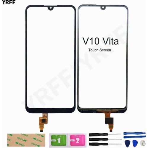 New Front Glass Sensor For ZTE Blade V10 Vita Touch Screen Digitizer Panel Repair Assembly Parts Wipes