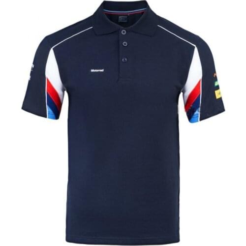 Polo Shirts For BMW Motorrad Motorcycle Scooter MTB Bike Offroad Scooter Riding Summer Short Sleeve Mens Quick Dry T-shirt